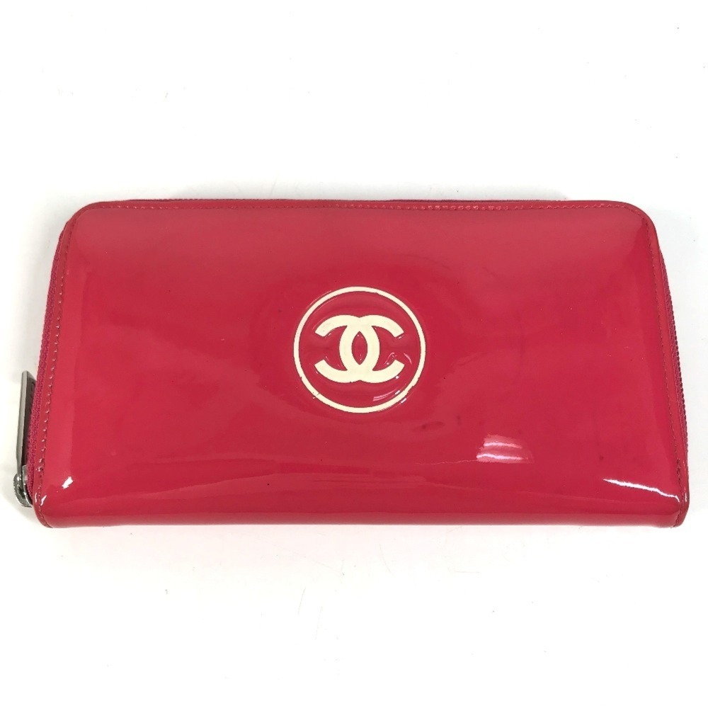 CHANEL Pink Logo Wallet